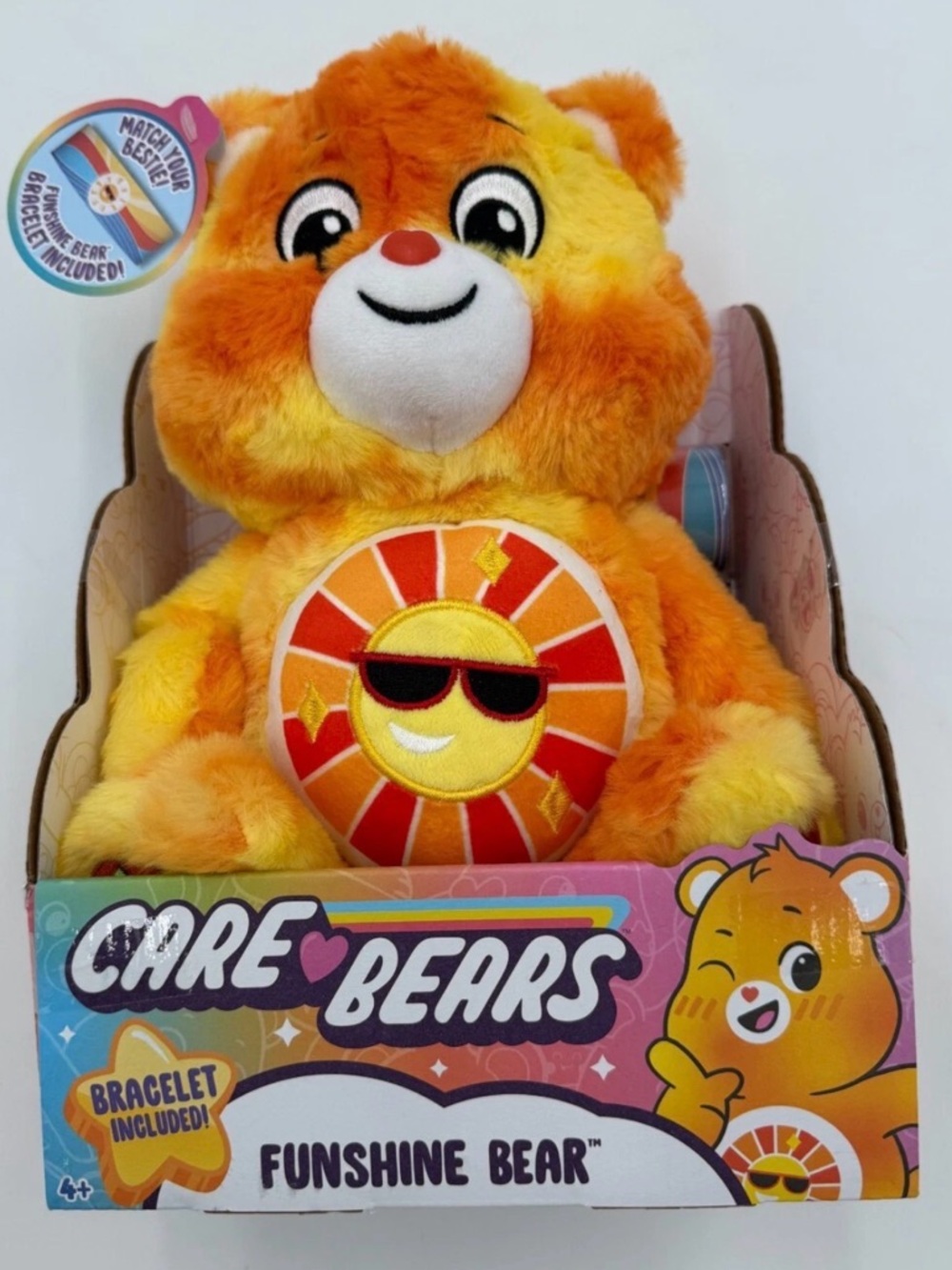 Care Bears Funshine Bear Plush - Orange & Yellow